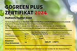 GoGreen Plus Zertifikat 2024